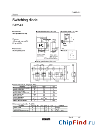 Datasheet DA204U manufacturer Rohm